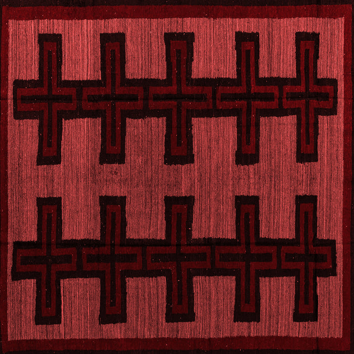 Southwestern Red Country Rug, abs5217red