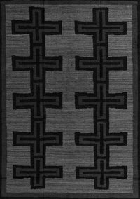 Southwestern Gray Country Rug, abs5217gry