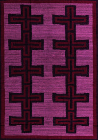 Southwestern Pink Country Rug, abs5217pnk