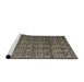 Sideview of Machine Washable Abstract Light French Beige Brown Rug, wshabs5218