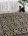 Machine Washable Abstract Light French Beige Brown Rug in a Family Room, wshabs5218