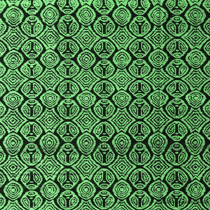 Square Abstract Emerald Green Modern Rug, abs5218emgrn