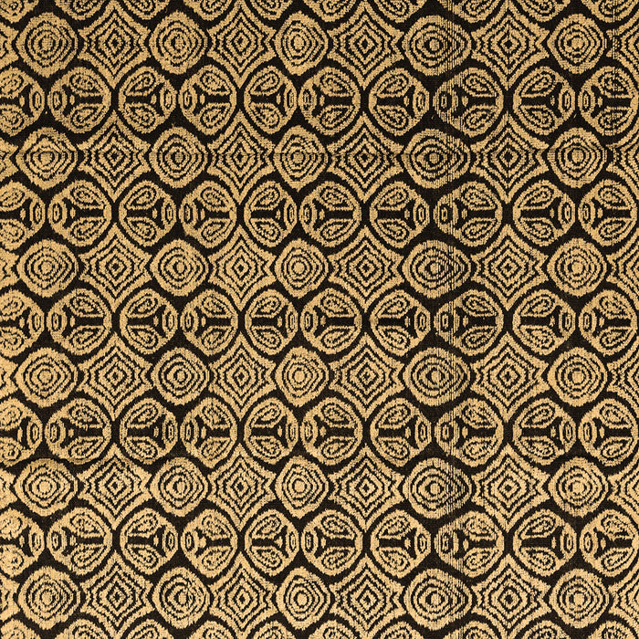 Square Machine Washable Abstract Brown Modern Rug, wshabs5218brn