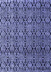 Abstract Blue Modern Rug, abs5218blu