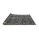 Sideview of Abstract Gray Modern Rug, abs5218gry