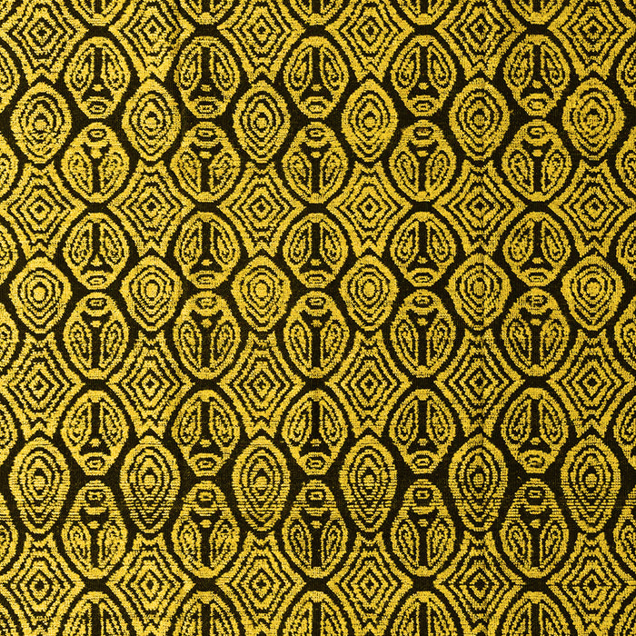Abstract Yellow Modern Rug, abs5218yw
