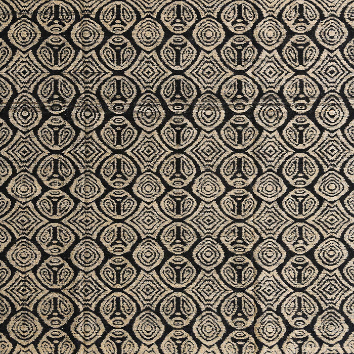 Square Machine Washable Abstract Light French Beige Brown Rug, wshabs5218