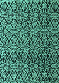 Abstract Turquoise Modern Rug, abs5218turq