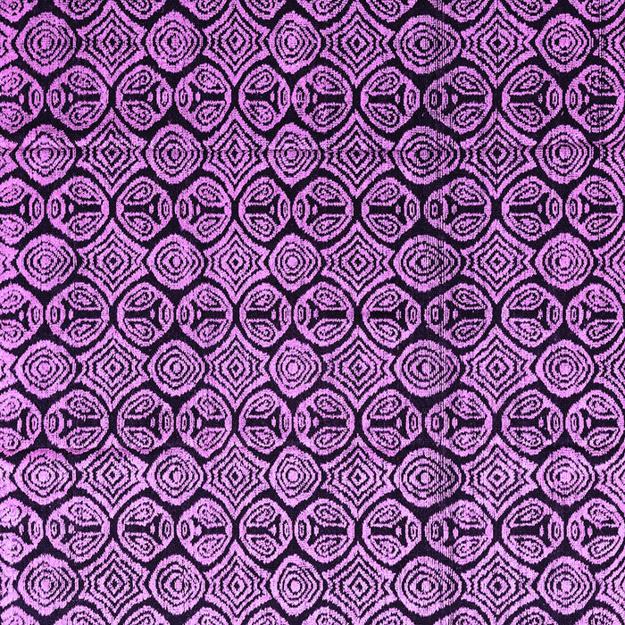Square Machine Washable Abstract Purple Modern Area Rugs, wshabs5218pur