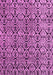 Machine Washable Abstract Pink Modern Rug, wshabs5219pnk