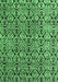 Abstract Emerald Green Modern Rug, abs5219emgrn