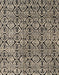 Abstract Dark Coffee Brown Modern Rug, abs5219