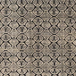 Square Abstract Dark Coffee Brown Modern Rug, abs5219