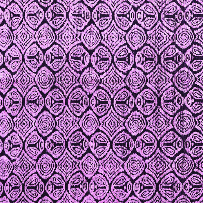 Square Machine Washable Abstract Purple Modern Area Rugs, wshabs5219pur