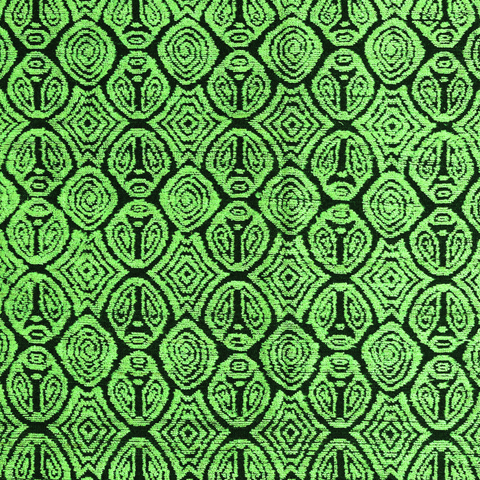 Machine Washable Abstract Green Modern Area Rugs, wshabs5219grn