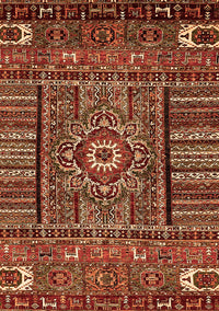 Abstract Orange Modern Rug, abs521org