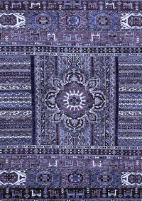 Abstract Blue Modern Rug, abs521blu