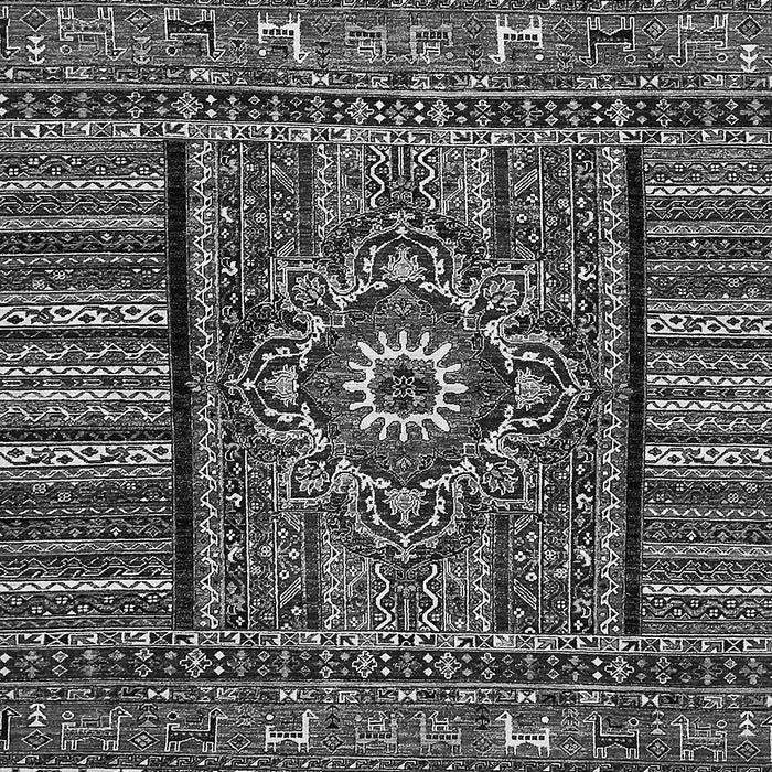 Machine Washable Abstract Gray Modern Rug, wshabs521gry