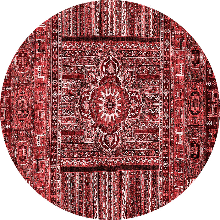 Machine Washable Abstract Red Modern Rug, wshabs521red