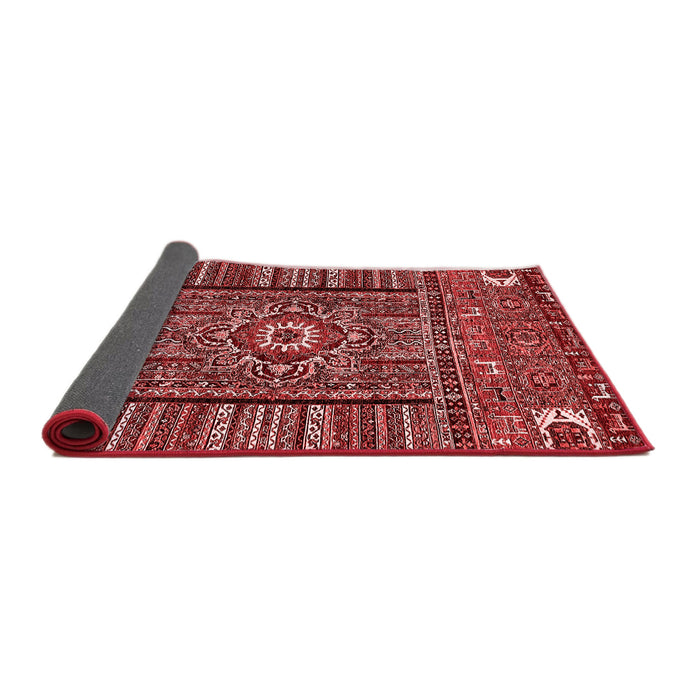 Abstract Red Modern Area Rugs