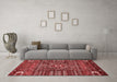 Modern Red Washable Rugs