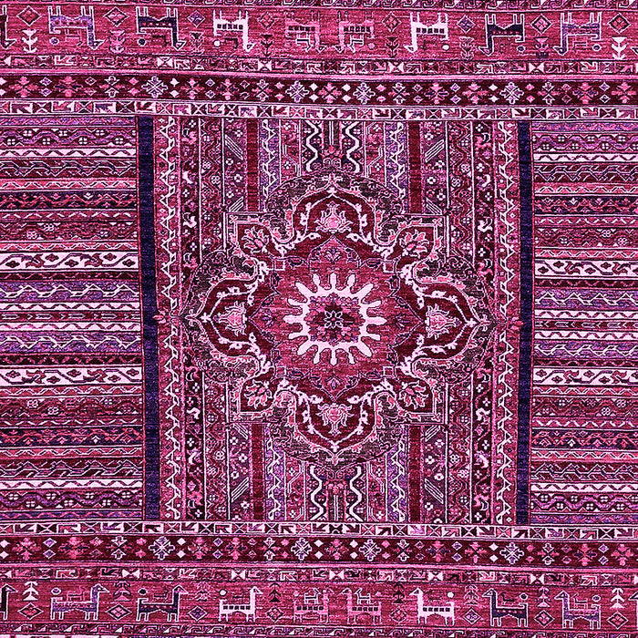 Machine Washable Abstract Pink Modern Rug, wshabs521pnk