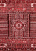 Abstract Red Modern Area Rugs