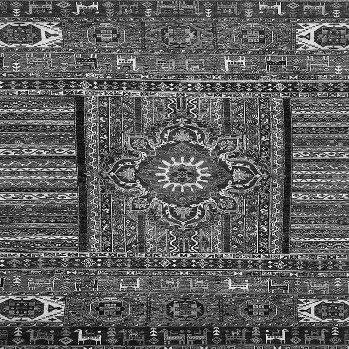 Square Machine Washable Abstract Gray Modern Rug, wshabs521gry
