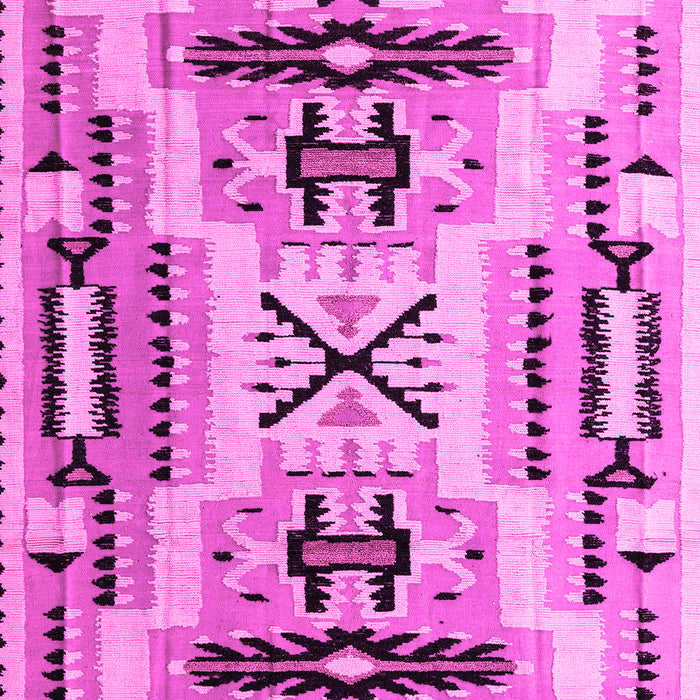 Machine Washable Southwestern Pink Country Rug, wshabs5220pnk