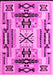 Southwestern Pink Country Rug, abs5220pnk