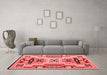 Country Red Washable Rugs