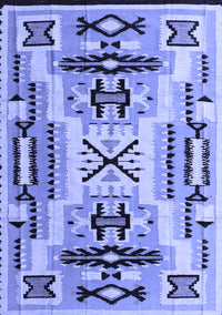 Southwestern Blue Country Rug, abs5220blu