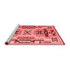 Country Red Washable Rugs