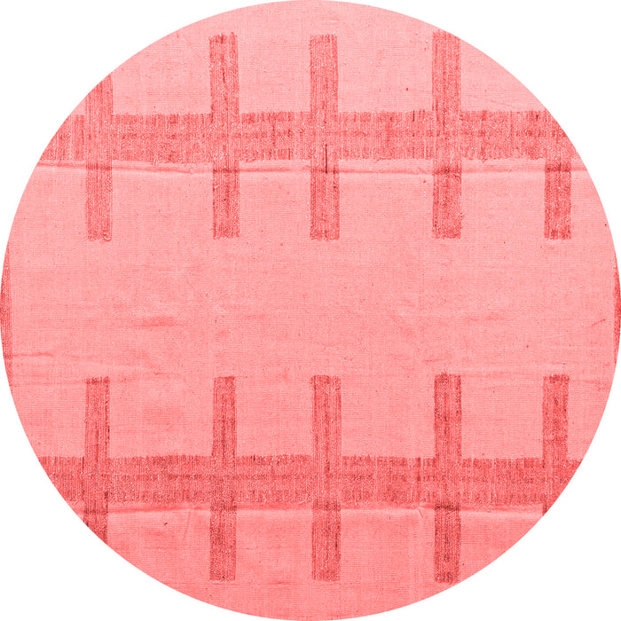 Machine Washable Solid Red Modern Rug, wshabs5221red