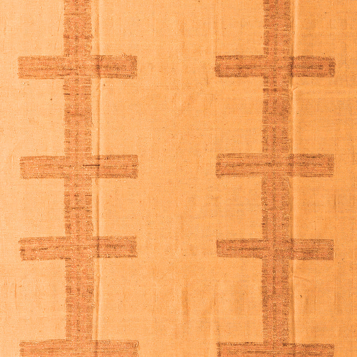 Machine Washable Solid Orange Modern Area Rugs, wshabs5221org