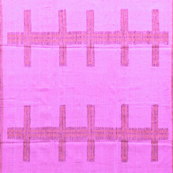 Square Solid Purple Modern Rug, abs5221pur