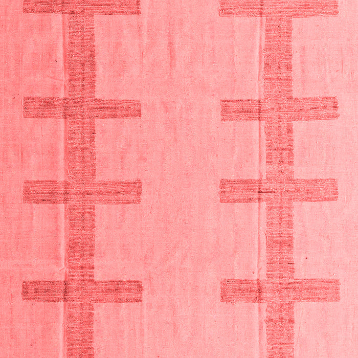 Machine Washable Solid Red Modern Rug, wshabs5221red