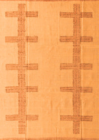 Solid Orange Modern Rug, abs5221org