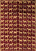 Machine Washable Abstract Brown Modern Rug, wshabs5222brn