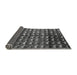 Sideview of Abstract Gray Modern Rug, abs5222gry