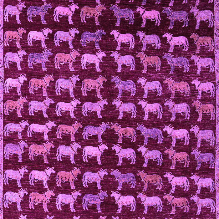 Abstract Purple Modern Rug, abs5222pur
