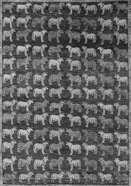 Abstract Gray Modern Rug, abs5222gry