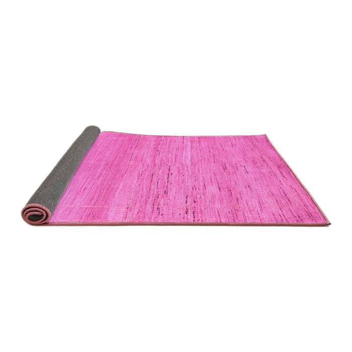 Sideview of Abstract Pink Modern Rug, abs5223pnk