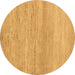 Round Abstract Brown Modern Rug, abs5223brn