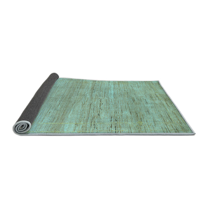 Sideview of Abstract Light Blue Modern Rug, abs5223lblu