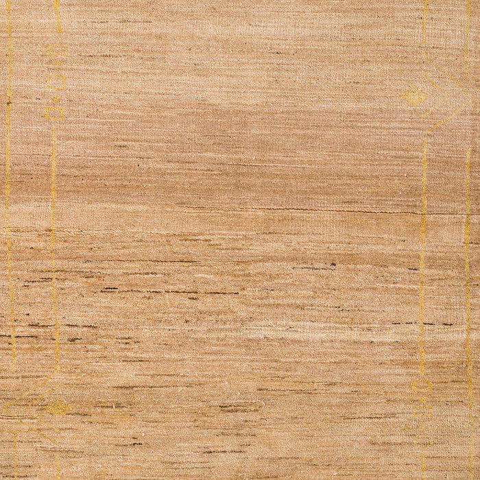 Machine Washable Abstract Orange Rug, wshabs5223