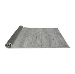 Sideview of Abstract Gray Modern Rug, abs5223gry
