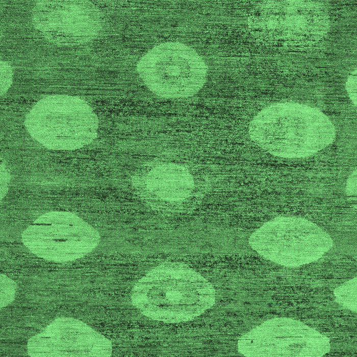 Machine Washable Abstract Emerald Green Modern Area Rugs, wshabs5224emgrn