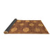 Sideview of Abstract Brown Modern Rug, abs5224brn