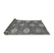 Sideview of Abstract Gray Modern Rug, abs5224gry